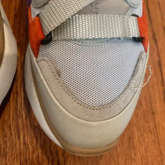 Chloe Sonnie Low Top Women's Sneaker | Tan Orange | Size EU 39/US 9 - Picture 7 of 14